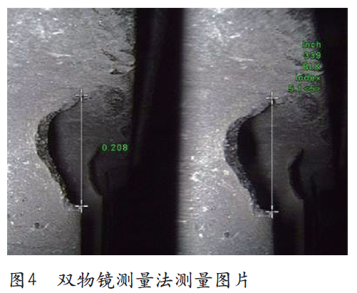 雙物鏡測量法測量圖片 雙物鏡測量法測量圖片