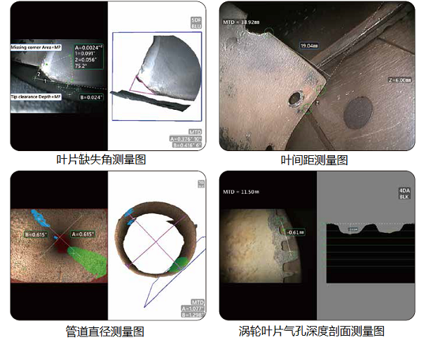 航空發(fā)動機內窺鏡的測量功能 航空發(fā)動機內窺鏡的測量功能